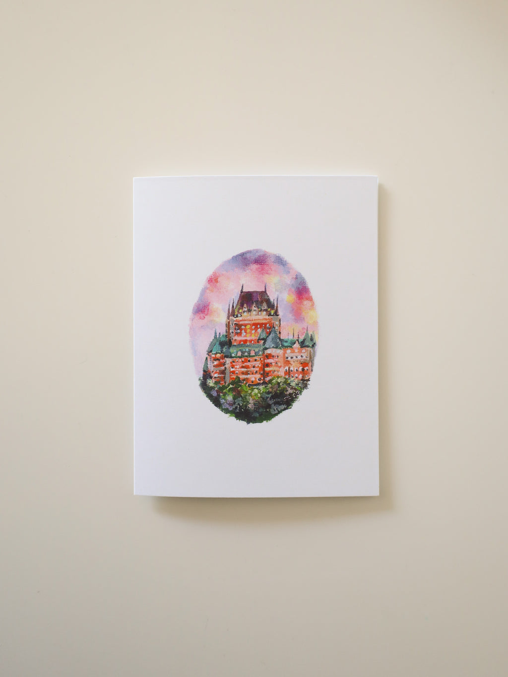 Château Frontenac Greeting Card