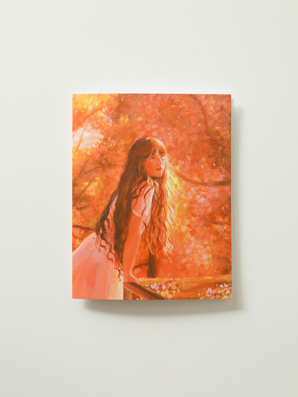Fall Girl Greeting Card